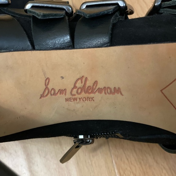 🔥🔥🔥Black Suede High Heel Bootie - Picture 5 of 6